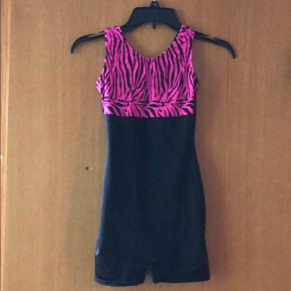 Other - Biketard Leotard zebra print